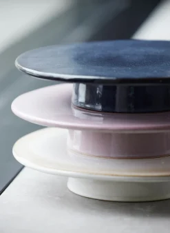 Fuente para tartas con pie Bitz Ø30 cm, Azul oscuro