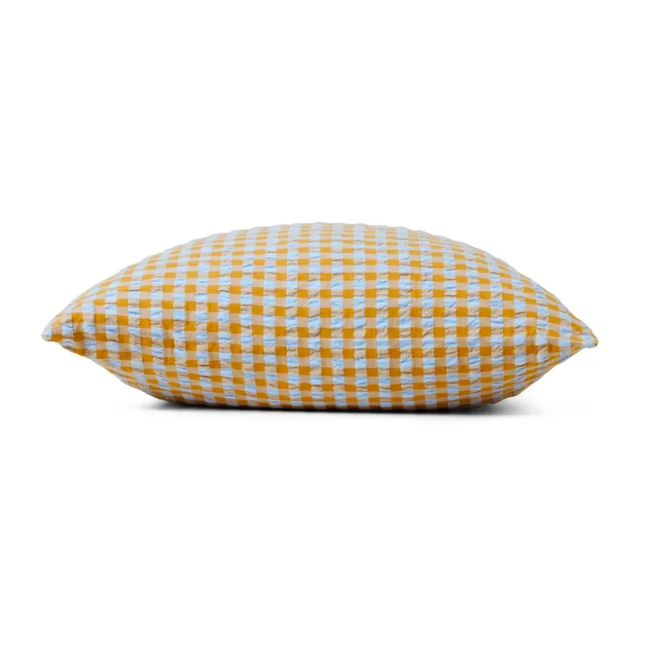 Funda de almohada Bæk&Bølge 50x60 cm, Azul claro-arena