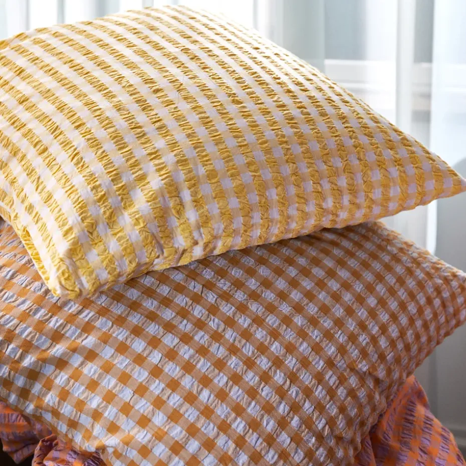 Funda de almohada Bæk&Bølge 50x60 cm, Azul claro-arena