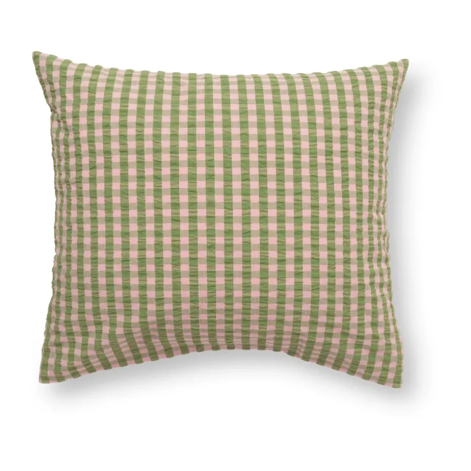 Funda de almohada Bæk&Bølge 50x60 cm, Verde-rosa claro