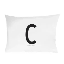 Funda de almohada Design Letters 70x50 cm, C