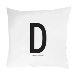 Funda de almohada Design Letters 60x50 cm, D