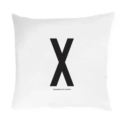 Funda de almohada Design Letters 60x50 cm, X