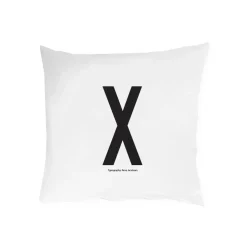 Funda de almohada Design Letters 63x60 cm, X