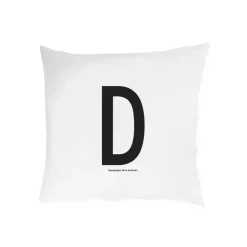 Funda de almohada Design Letters 63x60 cm, D
