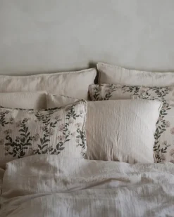 Funda de almohada Eggshell Muslin, 50x90 cm