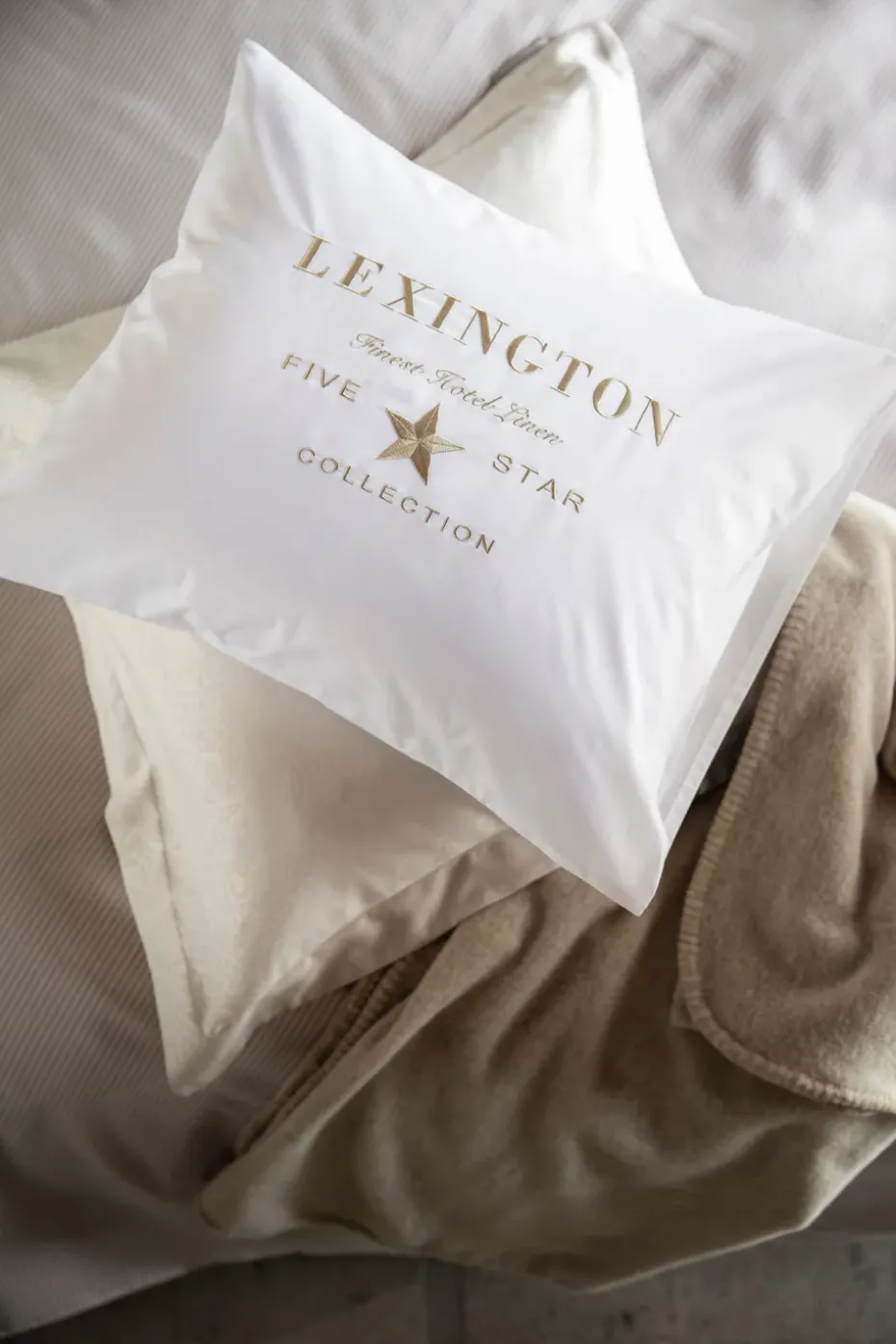 Funda de almohada Hotel Embroidery 50x60 cm, blanco-beige claro