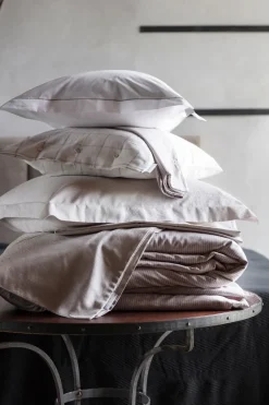 Funda de almohada Hotel Light Flannel 65x65 cm, blanco-beige claro