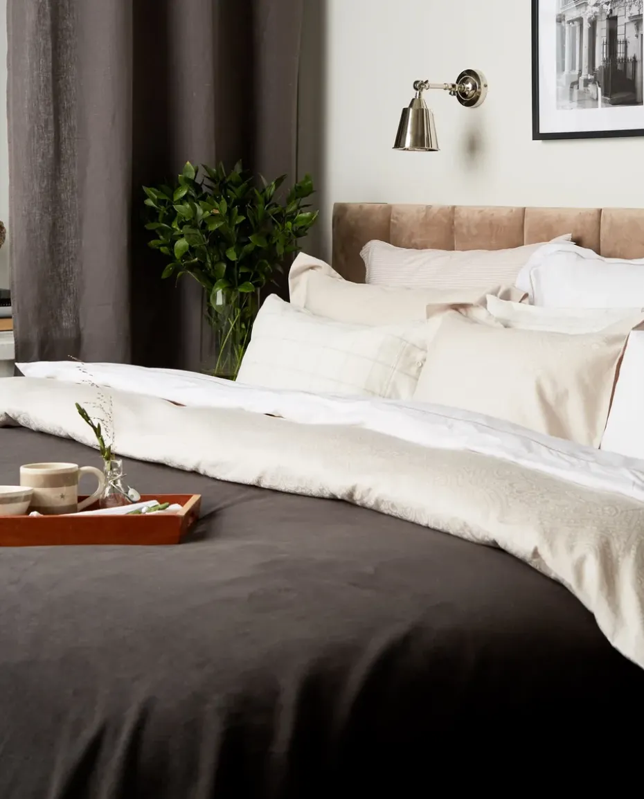 Funda de almohada Hotel Percale 65x65 cm, blanco-beige claro