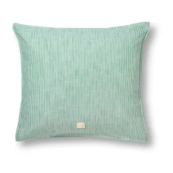 Funda de almohada Monochrome Lines 50x60 cm, Verde-blanco