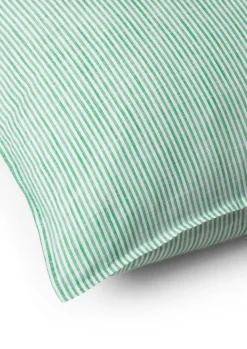 Funda de almohada Monochrome Lines 50x60 cm, Verde-blanco