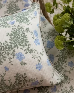 Funda de almohada Plumbago Muslin, 50x60 cm