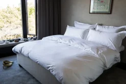 Funda de almohada Pousada Percale EKO, blanco, 50x90 cm