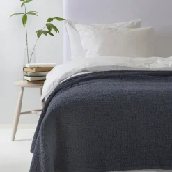 Funda de cama Dani, Indigo, 260x260 cm