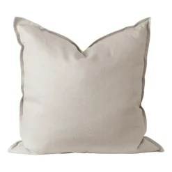 Funda de cojín Calm lino 50x50 cm, Greige
