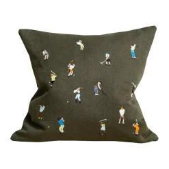 Funda de cojín Golfers 48x48 cm, Green