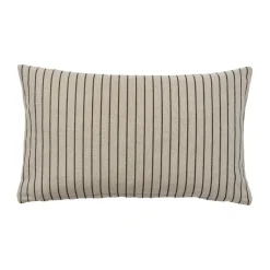 Funda de cojín Karen, Light beige-black, 30x50 cm