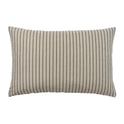 Funda de cojín Karen, Light beige-black, 40x60 cm