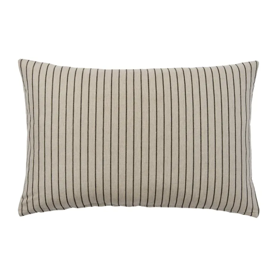 Funda de cojín Karen, Light beige-black, 40x60 cm