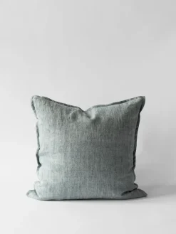 Funda de cojín Marion lino 50x50 cm, Ocean