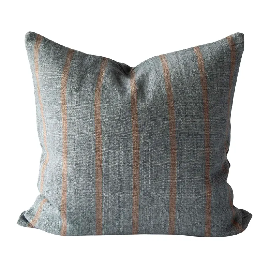Funda de cojín Melvin 50x50 cm, Beige Stripe