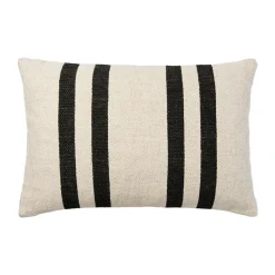 Funda de cojín Sigrun, Light beige-black, 40x60 cm