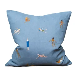 Funda de cojín Swimmers 45x45 cm, Blue