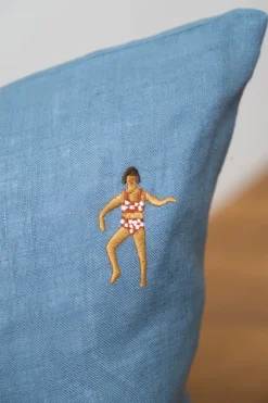 Funda de cojín Swimmers 45x45 cm, Blue