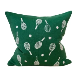 Funda de cojín Tennisracket 48x48 cm, Green