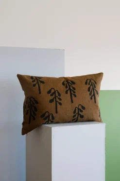 Funda de cojín Weeping birch 38x58 cm, Brown
