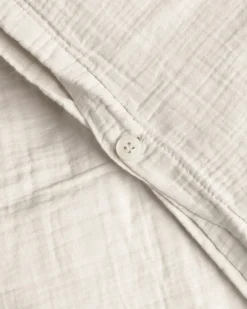 Funda nórdica Eggshell Muslin doble, 220x240 cm