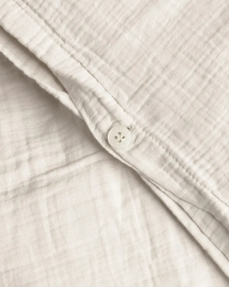 Funda nórdica Eggshell Muslin doble, 220x240 cm