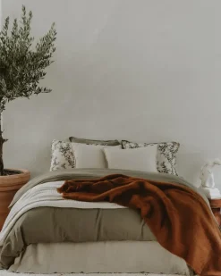 Funda nórdica Geranium Muslin doble, 220x240 cm