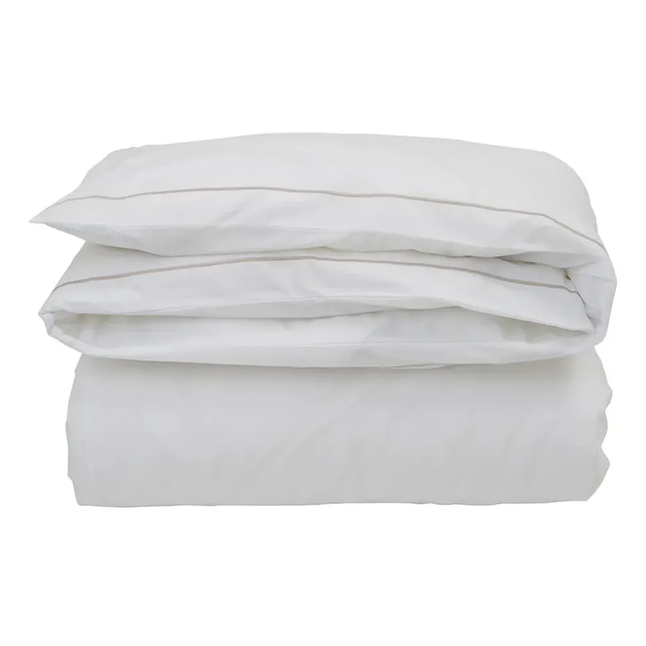 Funda nórdica Hotel Percale 220x220 cm, blanco-beige claro