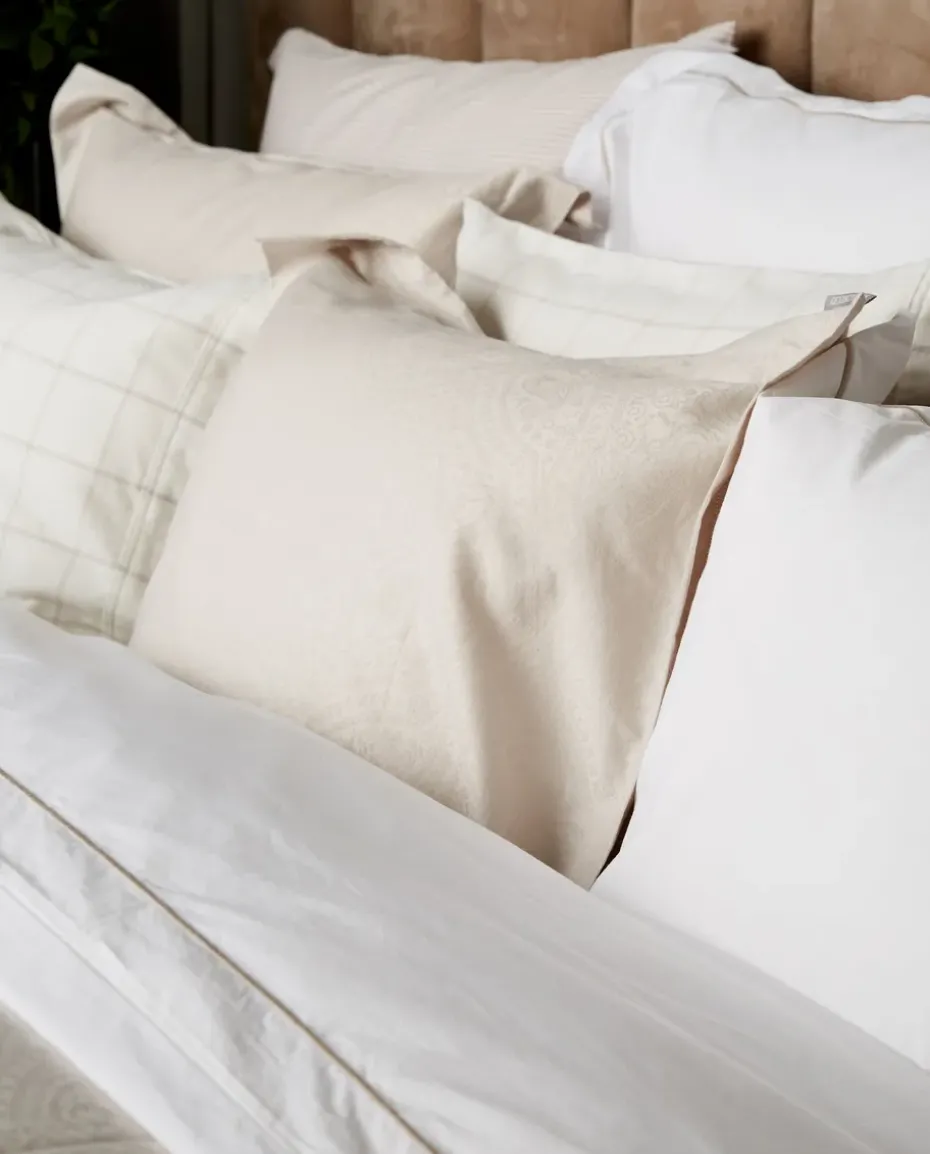 Funda nórdica Hotel Percale 220x220 cm, blanco-beige claro