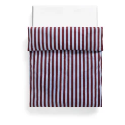 Funda nórdica Été 220x220 cm, Bordeaux-Sky blue