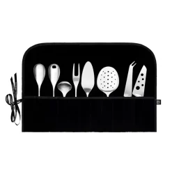 Funda para cubiertos de servicio Hardanger, Negro