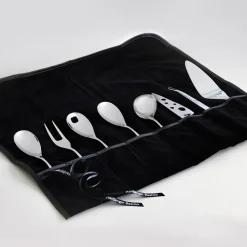 Funda para cubiertos de servicio Hardanger, Negro