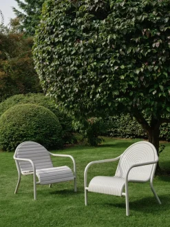 Groove lounge chair, Putty