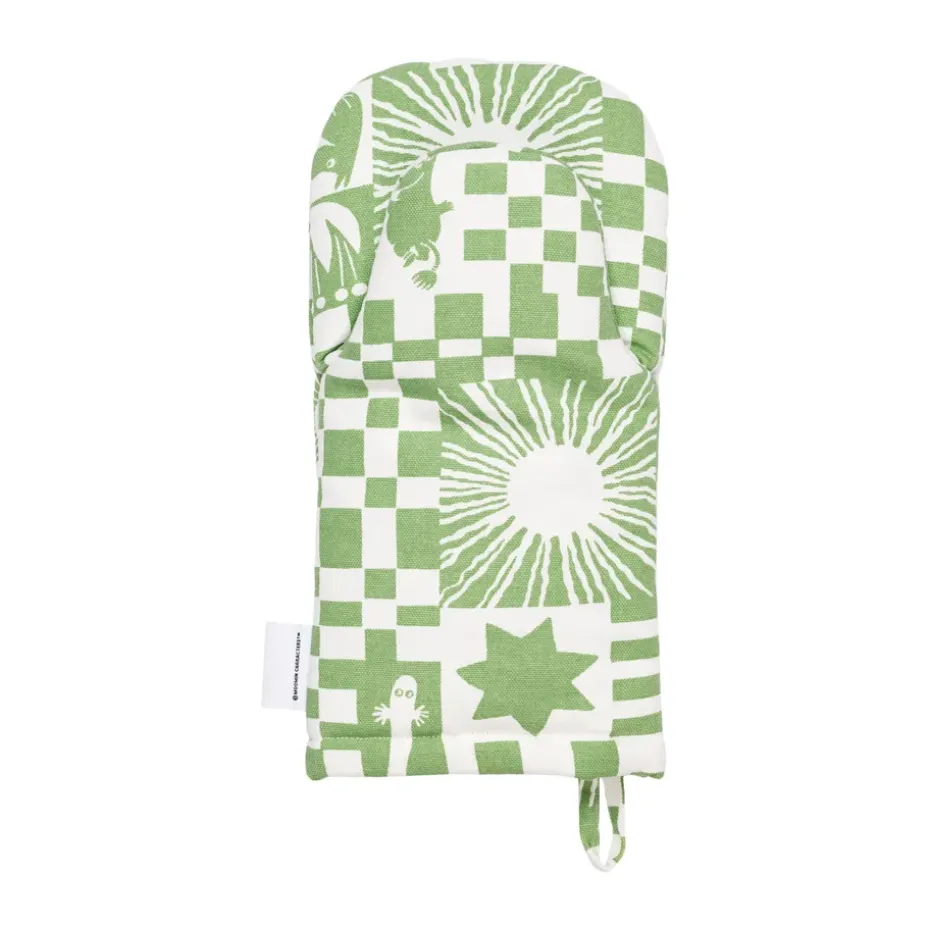 Guante de cocina Moomin Party 15x34 cm, Verde