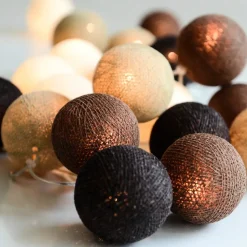 Guirnalda de luces Brownie, 35 bolas