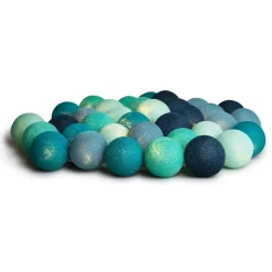 Guirnalda de luces Cool Mint, 35 bolas