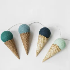 Guirnalda de luces Cool Mint, 35 bolas