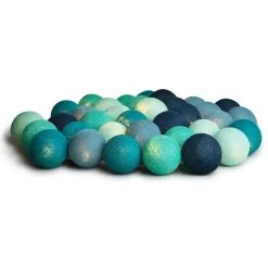 Guirnalda de luces Cool Mint, 20 bolas