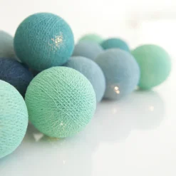 Guirnalda de luces Cool Mint, 20 bolas