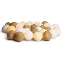 Guirnalda de luces Creamy White, 20 bolas