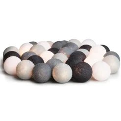 Guirnalda de luces Graphic Grey, 35 bolas