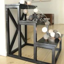Guirnalda de luces Graphic Grey, 20 bolas