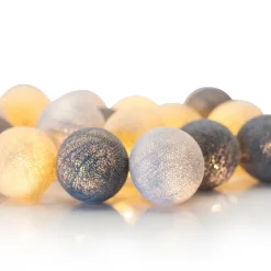 Guirnalda de luces Greige, 20 bolas