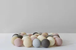 Guirnalda de luces Iris lights Blush, 20 bolas